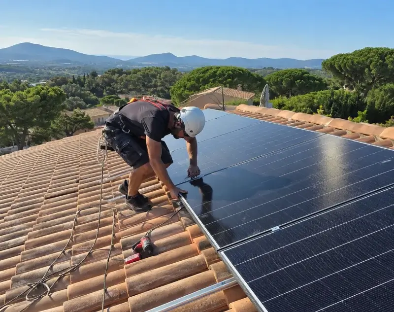 Installateur panneaux solaires Briollay — pose photovoltaïque sur toiture